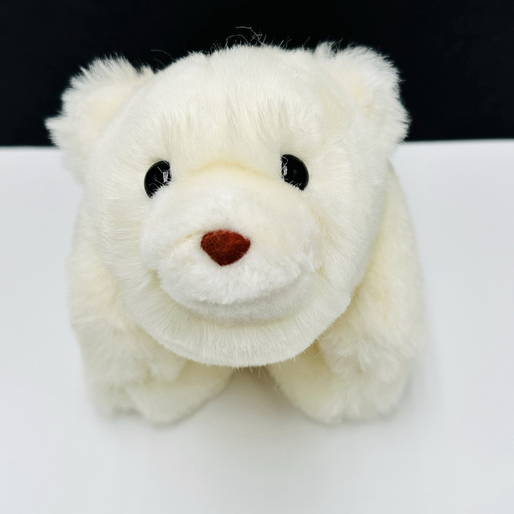 VTG 1980 Gund "Snuffles" Polar Bear White 7” Plush Stuffed Animal
